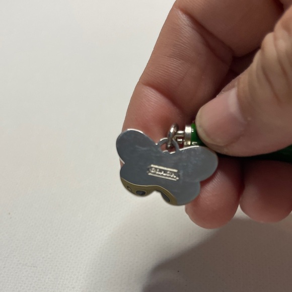 Coach Green and Blue Pen with Butterfly Coach Charm - Picture 3 of 5